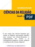 Ciências das Religiões e Aplicações