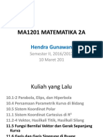 Ma1201 Matematika 2A: Hendra Gunawan