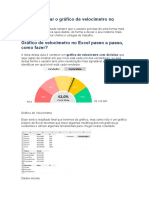 Quando Fazer o Gráfico de Velocímetro No Excel