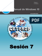 Sesión 07 - Manual de Windows 10
