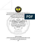 Studi Kinetika Reaksi Dekomposisi Gas N2o