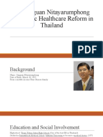 Public Healthcare Reform in Thailand