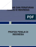 Organisasi Dan Peraturan Penilai