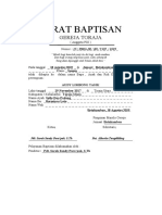 Surat Baptisan