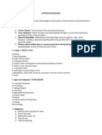 Hyperthyroidism 1. Definition