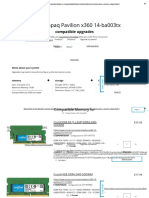 RAM & SSD Upgrades - HP - Compaq Pavilion x360 14-Ba003tx