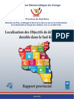 Locating The SDGs in South Kivu Provincial Report