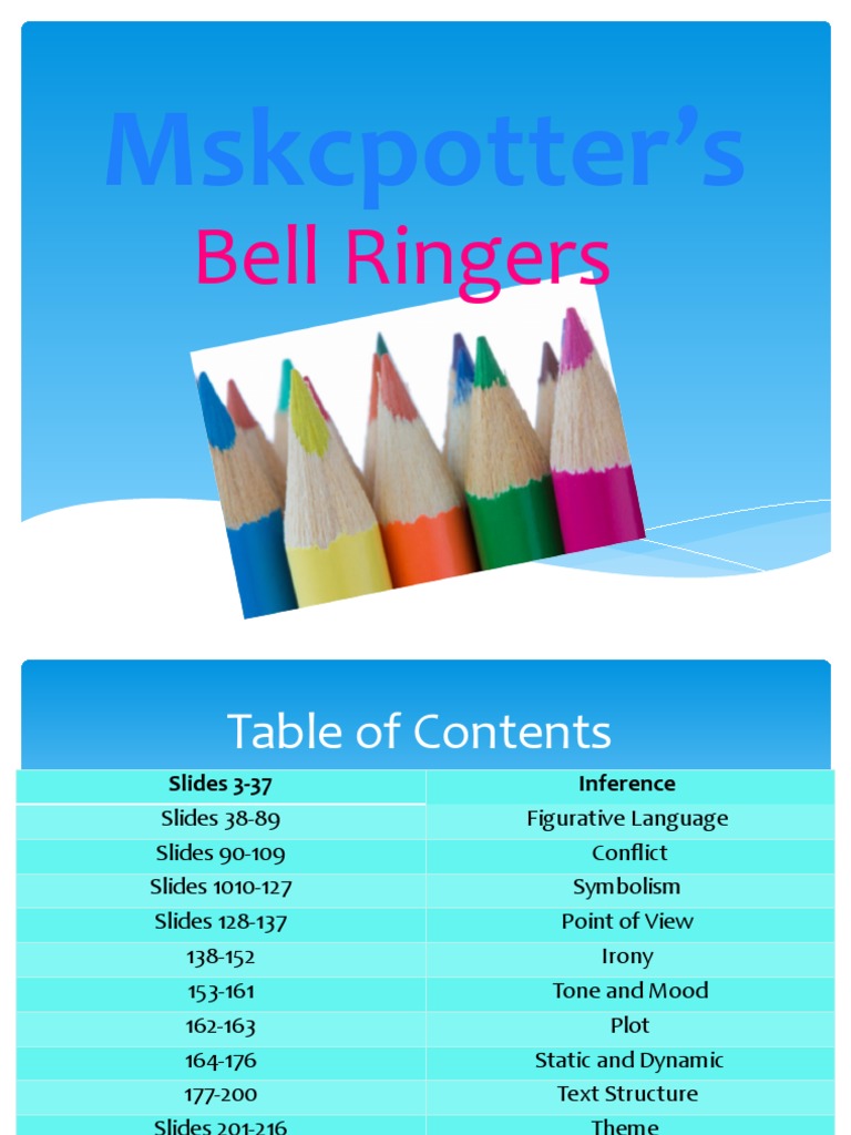 Mskcpotter's Bell Ringers PDF