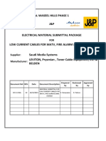 Low Current Cables For Matv, Fire Alarm & Bms System - Mt-e-032a-Rev.2