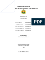 Laporan Praktikum Mikrobiologi Pemeriksaan Air - Kelompok 2