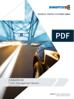 SWARCO TRAFFIC SYSTEMS GMBH. CAIMAN M Traffic Management Sensor. Bedienungsanleitung. CaimanM - UserManual - BD - 00