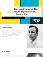 'Hotel Lobbies and Lounges' The Architecture of Professional Hospitality