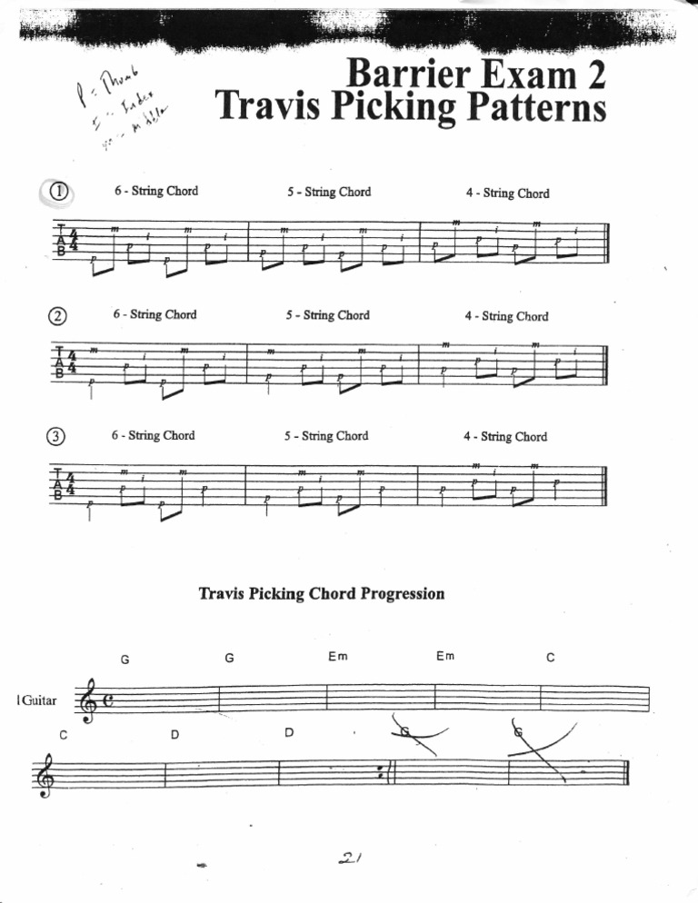 Travis Picking | PDF