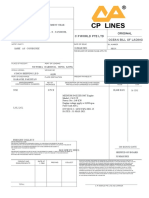 C P World Pte LTD: Ocean Bill of Lading