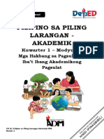 q1 - m2 - Filipino Sa Piling Larangan - Akademik