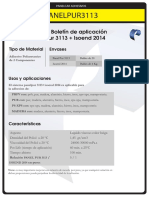 Ficha Tecnica y de Aplicación Adhesivo Bicomponente 3113-2014