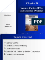 Venture Capital, Ipos, and Seasoned Offerings: Fundamentals of Corporate Finance