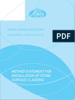Natural Stone Installation Method