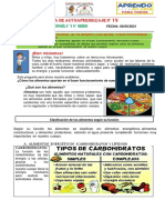 Ficha #19 C y T - V Ciclo.