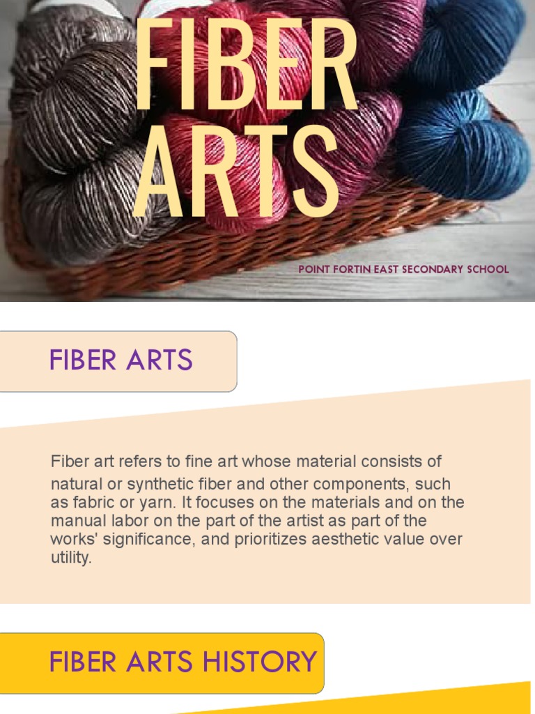 Point Fortin East Secondary School PDF Knitting Textiles