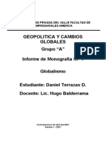 Informe de Globalismo