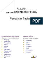 INSTRUMENTASI FISIKA - Definisi Instrumentasi Dan Sistem Pengukuran - Bagian 2