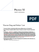 Physics XI: Chapter 6: Fluid Dynamics