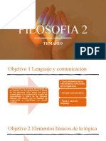 Programa de FILOSOFIA 2 Presentacion