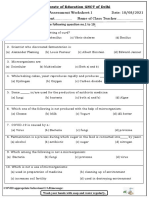 Science Assesment by Doe