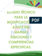 Estudio Técnico Actualización y Modernización Planta de Personal - Manual Especifico de Funciones y Competencias Municipio de Los Andes (N)