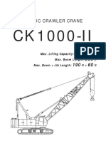 CK1000-II: Hydraulic Crawler Crane