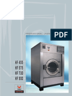 TECHNICAL SPECIFICATIONS HF 455-575-730-900: Professional Laundry Equipment