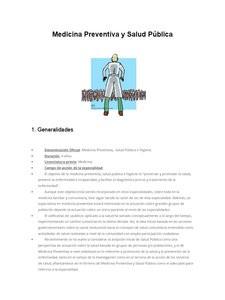 Medicina Preventiva y Salud Publica | PDF | Medicina | Hospital