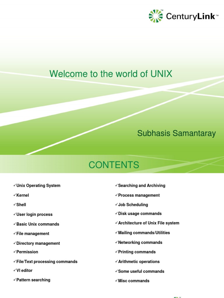 Basic Unix Commands | PDF | Computing | Information Technology