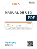 GTMEDIA V9 PRIME MANUAL de Usuario-Español