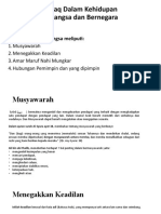 Akhlaq Dalam Kehidupan Berbangsa Dan Bernegara