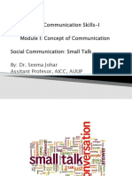 Master Small Talk Skills for Better Communication