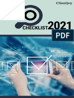SEO Checklist 2021 by Clientjoy