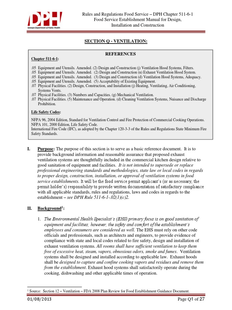 Section Q Ventilation Chapter 51161 PDF Ventilation