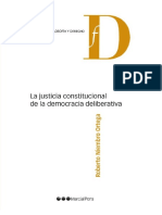 (Filosofía y Derecho) Roberto Niembro Ortega - La Justicia Constitucional de La Democracia Deliberativa-Marcial Pons (2019)