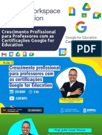 Crescimento Profissional Para Professores Com as Certificações Google for Education