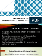 The Self From The Anthropological Perspective