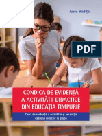 Condica de Evidenta - Educatia Timpurie - Litera