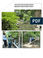 Protocolo visual Puerto Rico Valoración del estado de conservación  Ambiental de Ecosistemas.