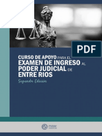 Brochure Curso de Apoyo Ingreso Al Poder Judicial Segunda Edición