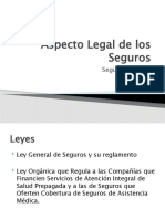 Aspecto Legal de Los Seguros