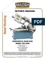 Bailey Industrial BS-300M Operator's Manual