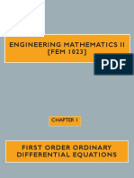 Engineering Mathematics Ii (FEM 1023)