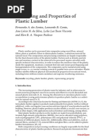 Processing and Properties of Plastic Lumber