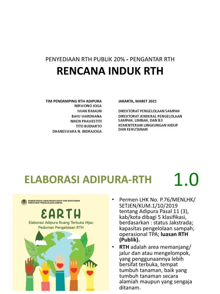 Rencana Induk Pengelolaan Sampah | PDF | Botani | Lanskap